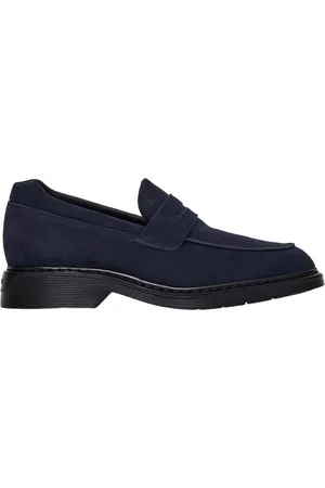 Hogan Loafers - Flat Shoes Blue in
