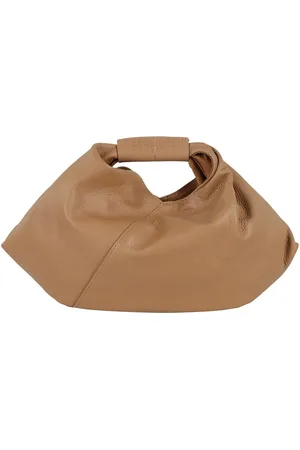 Maison Margiela Crossbody bags - Japanese Draped Mini Bag In Hammered Leather in