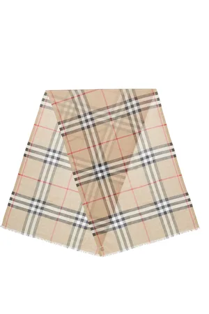 Burberry Sjaals & halsdoeken - Giant Checked Gauze in