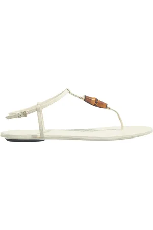Gucci Low-Top Sneakers - Thong Malaga Kid Leather Sandals in