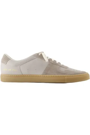 COMMON PROJECTS Low-Top Sneakers - Bball Duo Slim Sneakers - Leather - Grey in