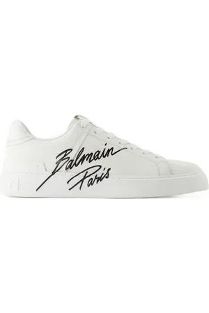 Balmain Low-Top Sneakers - B-Court Sneakers - Leather - White in