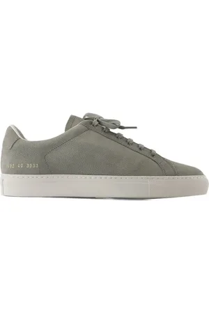 COMMON PROJECTS Low-Top Sneakers - Retro In Suede Sneakers - Leather - Green in