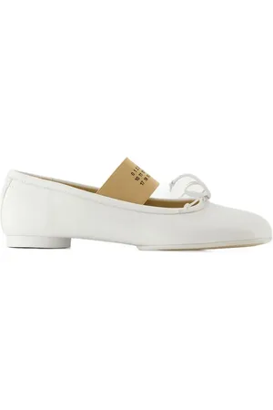 Maison Margiela Ballerinas - Leather - White in
