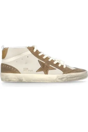 Golden Goose Low-Top Sneakers - Grey Mid Star Sneakers in