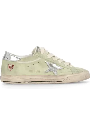 Golden Goose Low-Top Sneakers - Green Super Star Sneakers in