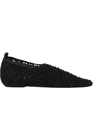 Totême Woven Leather Ballerina in