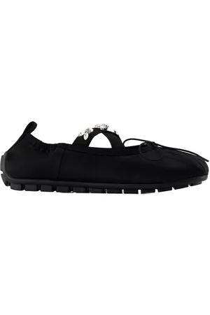 Simone Rocha Grip Ballerinas - Satin - Black in