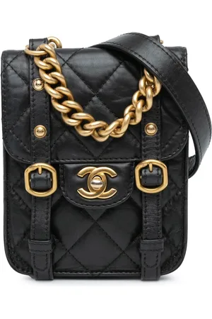 CHANEL Hobo bags - 2021-2023 Mini Aged Calfskin City School Flap in