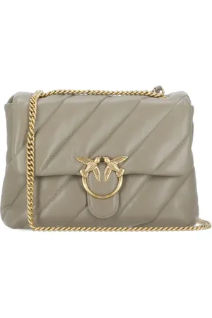 Pinko Hobo bags - love puff big beige in