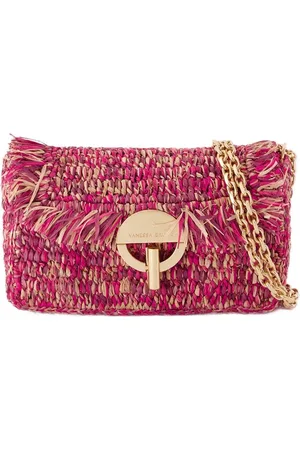 Vanessa Bruno Hobo bags - Nano Moon Crossbody - Cotton - Pink in