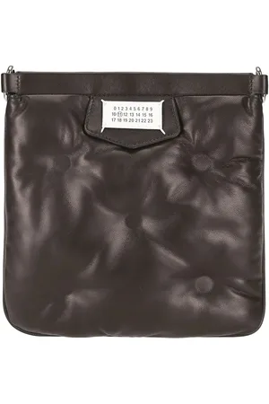 Maison Margiela Hobo bags - Quilted Black Shoulder Bag With Adjustable Strap in