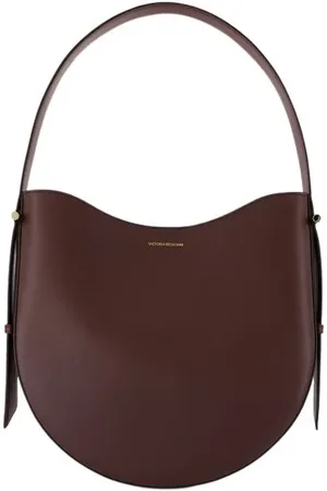 Victoria Beckham Hobo bags - The Dia Shoulder Bag - Leather - Burgundy in