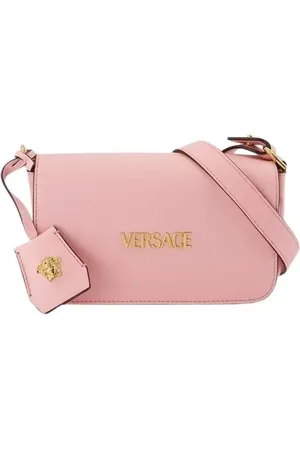 VERSACE Hobo bags - Mini Shoulder Bag - Leather - Pink in