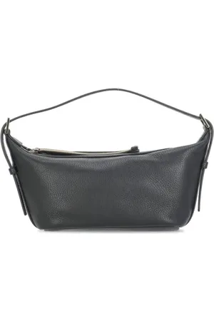 Fabiana Filippi Hobo bags - Black Pebbled Letaher Bag in
