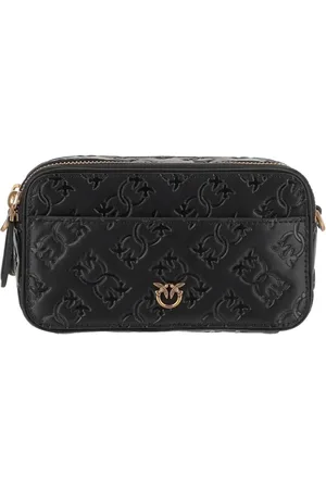 Pinko Hobo bags - Monogram Leather Shoulder Bag in