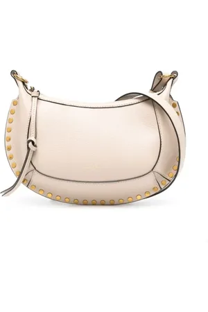 Isabel Marant Hobo bags - Curved Silhouette Bag With Gold Studs And Zip Clos in