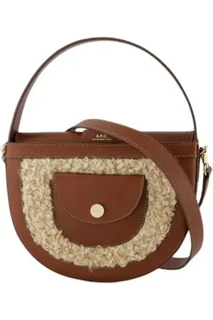 A.P.C. Hobo bags - Pocket Small Crossbody - Synthetic - Hazelnut in