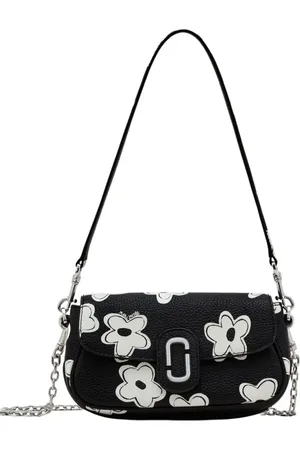 Marc Jacobs Hobo bags - Textured Black Bag With Floral Patterns in