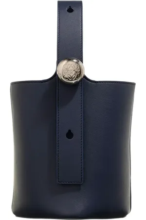Loewe Bucket bags - Mini Pebble Bucket Leather Bag in