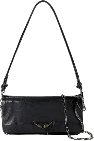 Zadig & Voltaire Hobo bags - Rock Eternal Crossbody - Leather - Black in