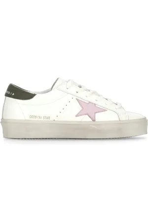 Golden Goose Low-Top Sneakers - White Sneakers Hi Star in