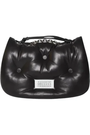 Maison Margiela Hobo bags - Glam Slam Flap Medium Black Leather in