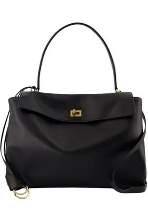 Balenciaga Hobo bags - Rodeo Shoulder Bag - Leather - Black in
