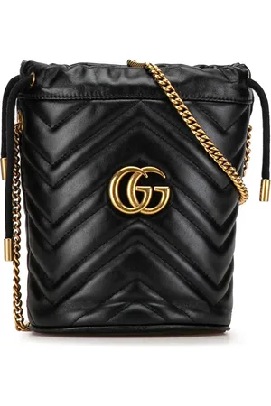 Gucci Hobo bags - 2016-2023 Mini GG Marmont Matelasse Bucket Bag in