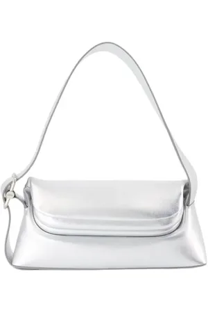 OSOI Hobo bags - Folder Brot Shoulder Bag - Leather - Silver in