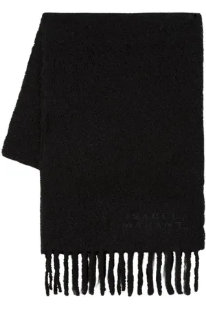 Isabel Marant Sjaals & halsdoeken - Fouzy Gd Scarf - Wool - Black in