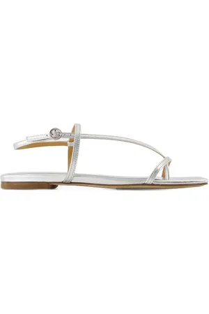 Aeyde Sandalen - Ella Sandals - Leather - Silver in