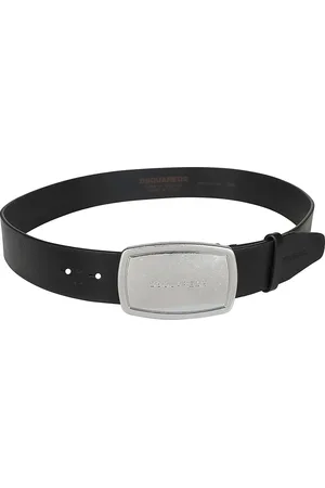 Dsquared2 Riemen - Logo Plaque Belt Black in