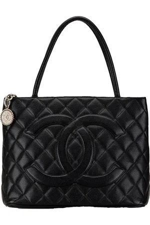 CHANEL Crossbody bags - 2000-2002 Caviar Medallion Tote in