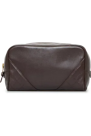 CHANEL Makeup tas - 1989-1991 Leather Pouch in