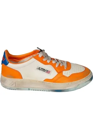 Autry Low-Top Sneakers - Medalist Super Vintage Low Sneakers In Orange in