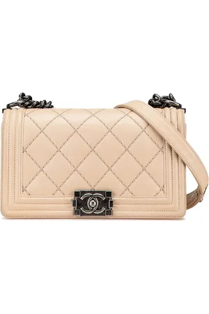 CHANEL Hobo bags - 2013-2014 Old Medium Aged Calfskin Double Stitch B in