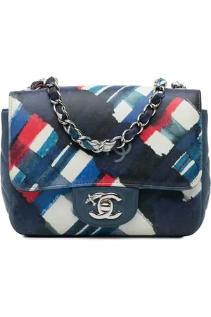 CHANEL Hobo bags - 2016 Mini Square Classic Airlines Printed Lambskin in