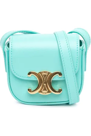 Céline Hobo bags - 2021 Mini Shiny Calfskin Triomphe Crossbody in