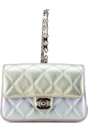 CHANEL Hobo bags - Quilted Gradient Metallic Calfskin Clutch in