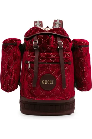 Gucci Rugzakken - 2016-2023 Large GG Velvet Heart Alpina Backpack in