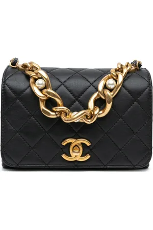 CHANEL Crossbody bags - 2021-2023 Quilted Calfskin Pearl Jewel Chain Flap in