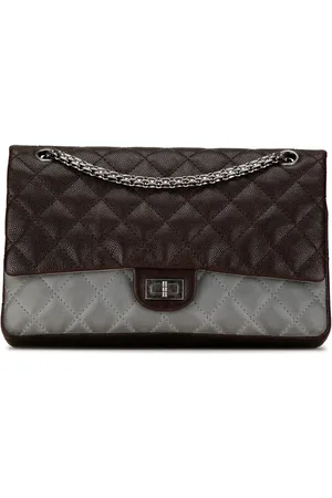 CHANEL Hobo bags - 2010-2011 Caviar and Iridescent Calfskin Reissue 2 in