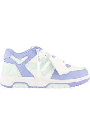 OFF-WHITE Low-Top Sneakers - Out Of Office Sneakers - Leather - Blue in