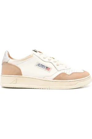 Autry Low-Top Sneakers - Ivory Vintage Sneakers in