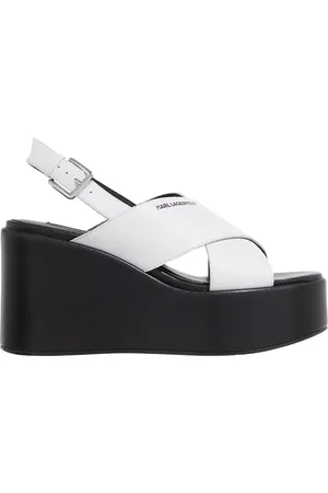 Karl Lagerfeld Sandalen met hak - Wendy Kross Strap Sling in