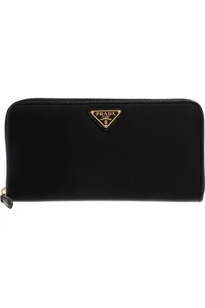 Prada Portemonnees - Round Long Wallet in