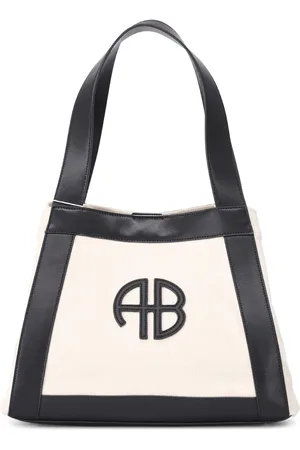 ANINE BING Totes & shoppers - Cara Tote Bag - Cotton - Neutral in