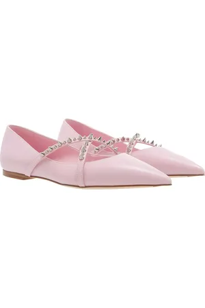 Alexander McQueen Loafers - Pointed Ballerinas Leather in