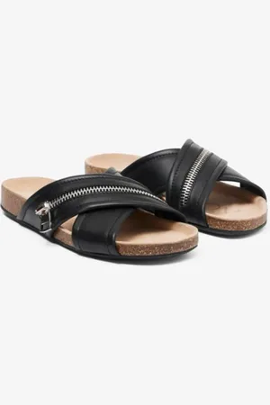 J.W.Anderson Sandalen - JW ANDERSON Schwarze Slides in